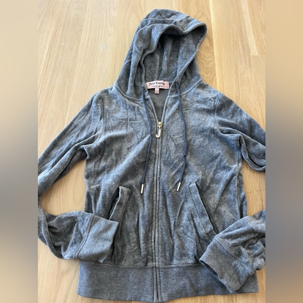 Juicy Couture Grey Zip Up